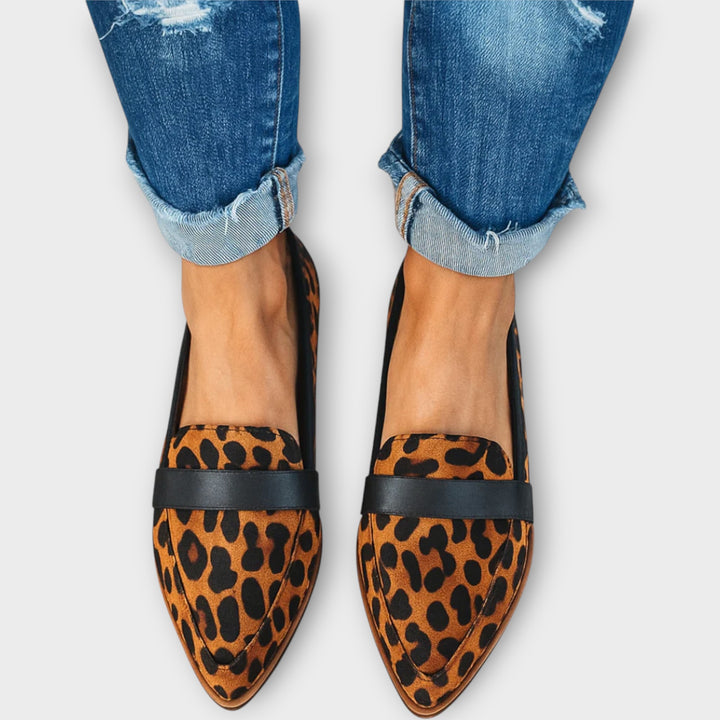 Classic Pointed-Toe Slip-On Loafers