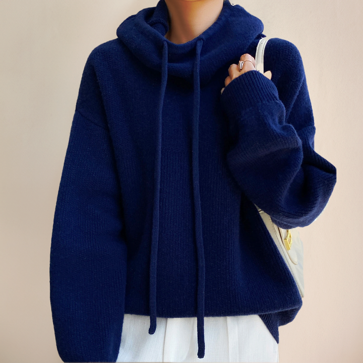 Jasmine | Warm Knit Hoodie